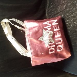 3/$25 BAG Metallic Pink DRAMA QUEEN Embroider Sequins STAR